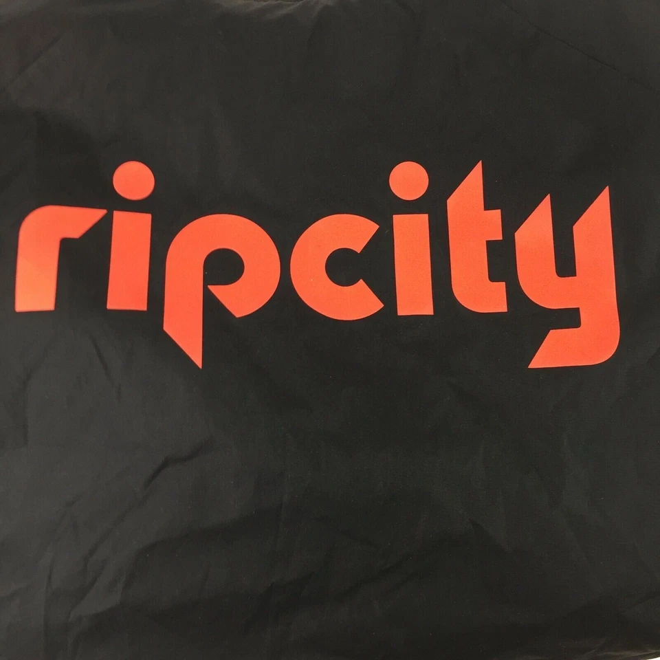 Nike NBA Portland Trail Blazers Rip City Womens Varsity Jacket Black and Red 3XL - Image 3 of 4