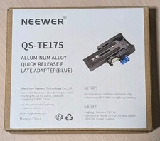 Neewer Aluminum Alloy Quick Release Plate Adapter Color Blue Model QS-TE175