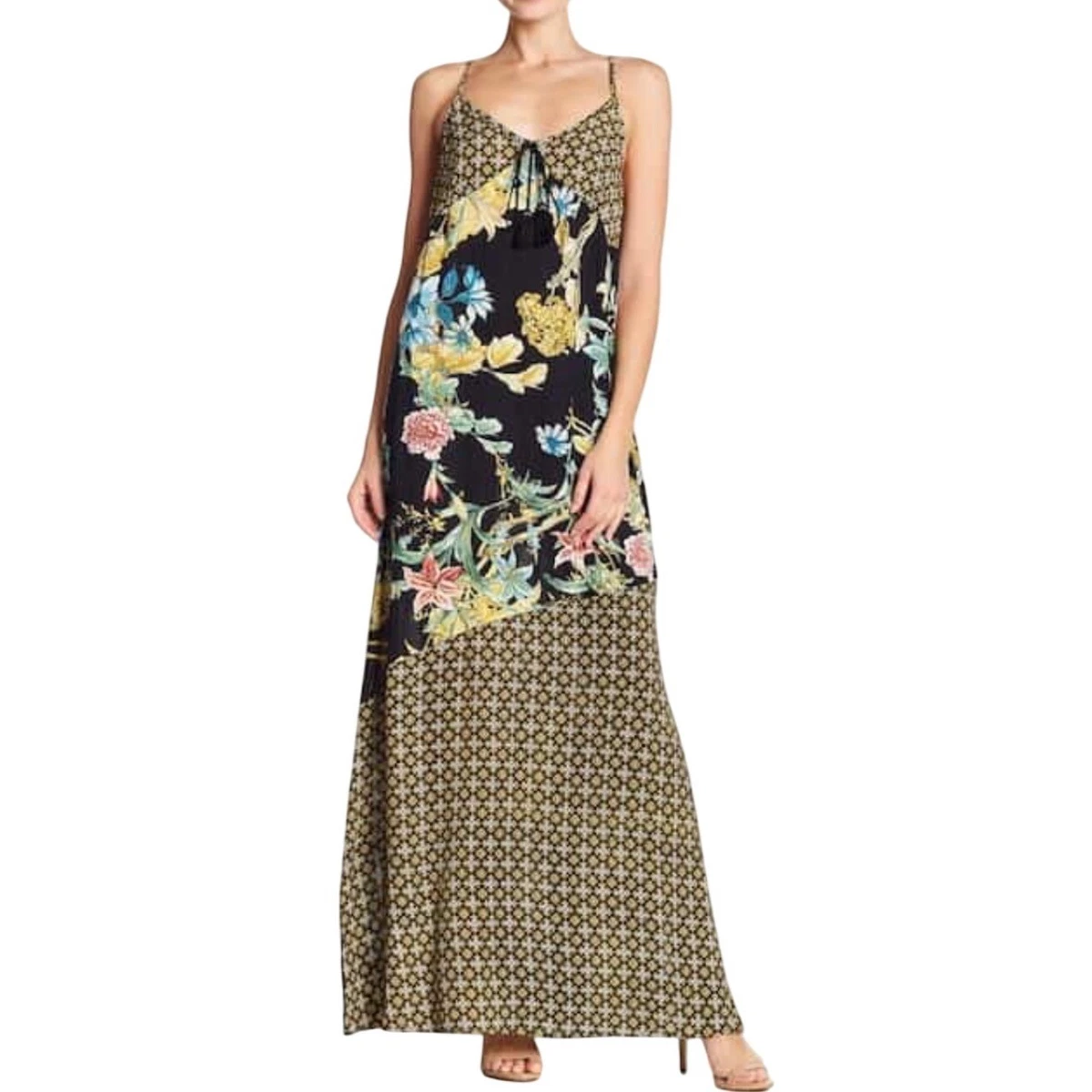 chinese dress ladies Long Gypsy Dress in Black main image 0