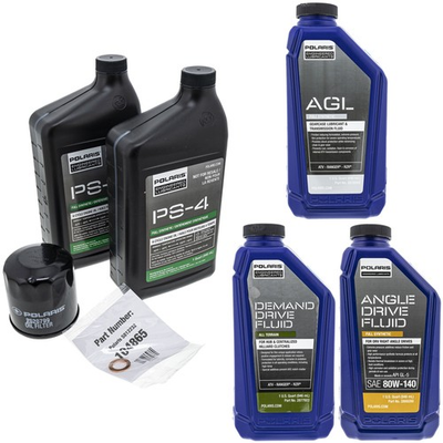 #ad Polaris PS 4 Full Service Oil Change Kit Filter Ranger Sportsman Magnum 500 850 $107.96