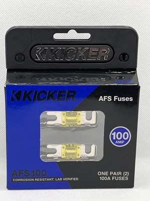 NEW GENUINE KICKER  PAIR OF AFS 100 Amp fuses