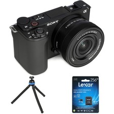 Sony Alpha ZV-E10 II Mirrorless Camera with 16-50mm Lens Kit, Flexible Tripod