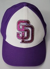 San Diego Padres Hat Women  s/Youth Sz Adjustable New Era 9Forty Baseball Cap
