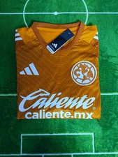 Club America Goalkeeper Jersey Orange Color Large Size For Adults 