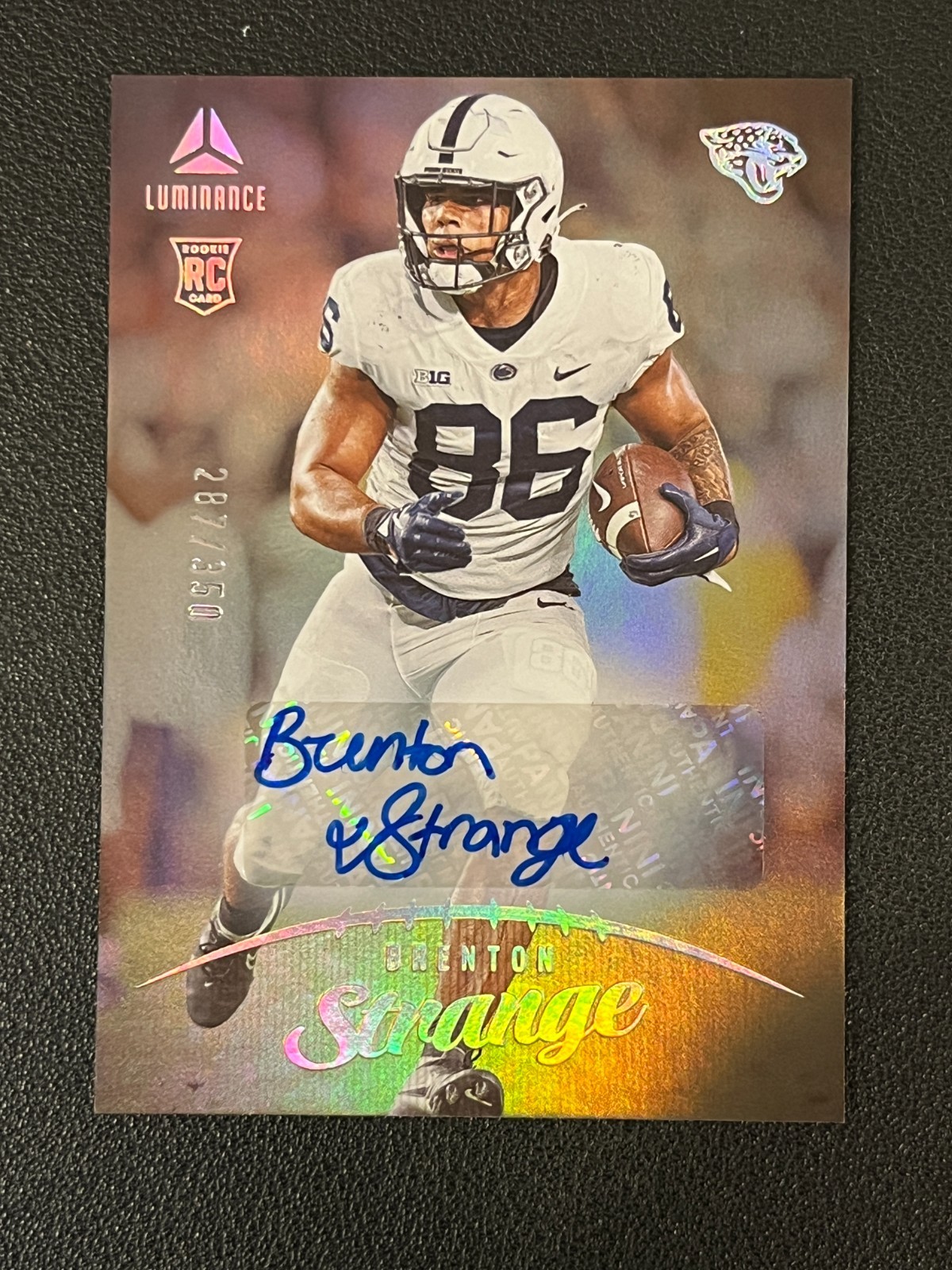 Brenton Strange Panini Luminance #164 Autograph