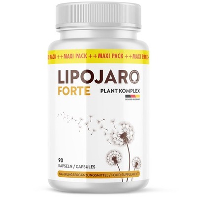Lipojaro Forte Kapseln | natürlicher Pflanzen Komplex für jeden Tag | 90 Kapseln