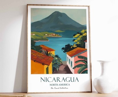 5_Nicaragua Print, Nicaragua Reiseposter, Nordamerika Reiseposter, Tropica