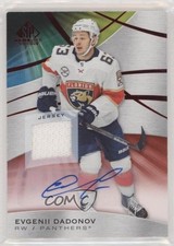 2019-20 Upper Deck SP Game Used Red Jersey Evgeni Dadonov Evgenii #68 Auto ez4