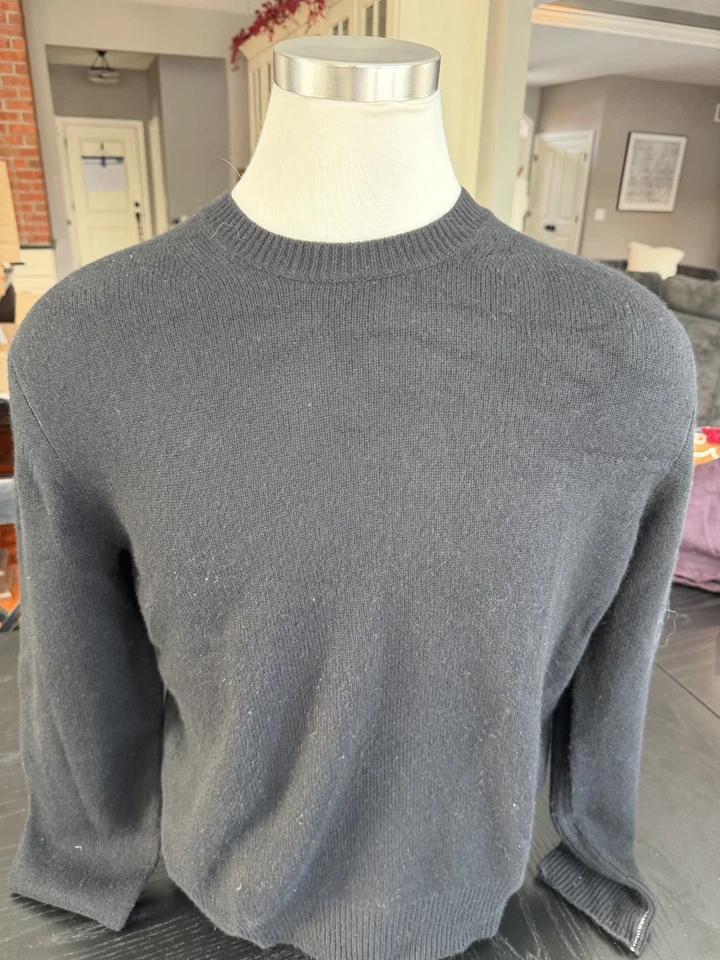 Rag & Bone Men's Cashmere Swewater in Eggplant. Size XL EUC - Image 3 of 4