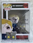 Funko Pop! Movies Pet Sematary Gage & Church #729 Autographed w/ Protector