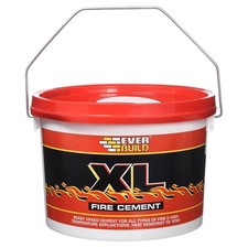 XL Fire Cement Ready Mixed Resistant to Temperatures Up to 1250˚C Buff 5kg