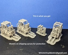 HO Scale Fork Lift Set of 3 and Propane Rack  Whistle Stop Models  1/87