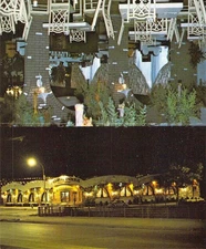 1977 NY Flushing The Palace Diner Restaurant Int Ext Business Card 2.25x3.5 #16