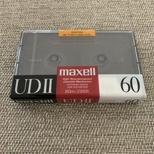 Maxell UD-II 60 Audio Cassette Tape ~ 90m/295...
