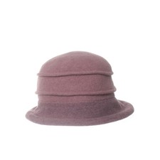 Glockenhut, Größe: 58, Polyester/Wolle, Lila, Damen #fm8