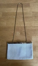 VTG 1970s Etra Snake Skin Design, Leather Envelope Clutch or Shoulder Purse