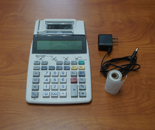Sharp EL-1750V 12 Digit Printing Business Calculator Extra Large Display