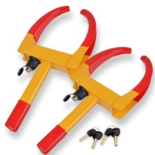 Vaygway Security Tire Clamp Wheel Lock- 2 Pk Heavy Duty Security Metal Boot S... Vaygway Security Tire Clamp Wheel Lock- 2 Pk Heavy Duty Security Metal Boot S...