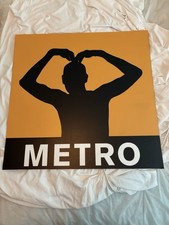 Tyne & Wear Metro Mo Farrah Mobot Metro Cube Sign. Unique Item. Excellent Cond.