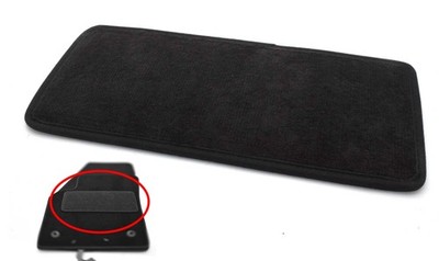 Trittschutz Auto Fußmatten + Klettband Absatzschoner Fersenschutz Universal NEU