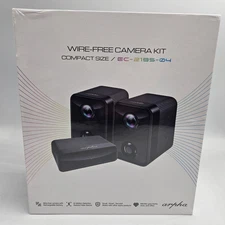 Arpha EC-21BS-04 Wire-Free Compact Size Rechargeable Camera Kit - NEW SEALED