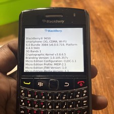 Blackberry Bold 9650 Smartphone Verizon, Black