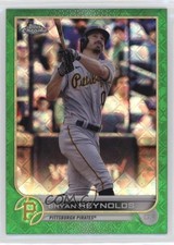 2022 Topps Chrome Logofractor Edition Green Refractor 39/99 Bryan Reynolds 0lq5