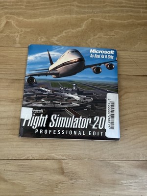 Microsoft Flight Simulator 2002 Professional Edition (PC, 2001)