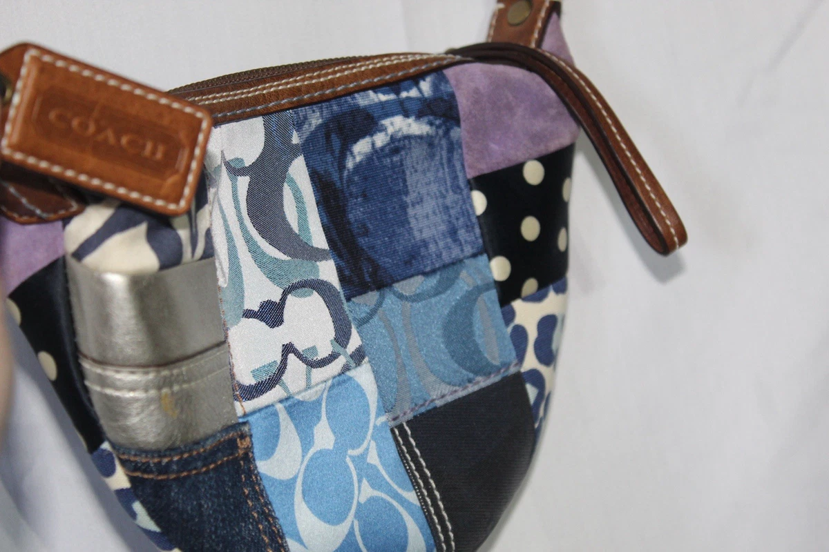 Coach Patchwork Suede Exterior Small Bags & Handbags for Women for