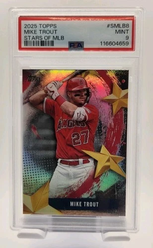 Mike Trout 2025 Topps #SMLB-8 Stars of MLB PSA 9 MINT - Angels HOF Legend