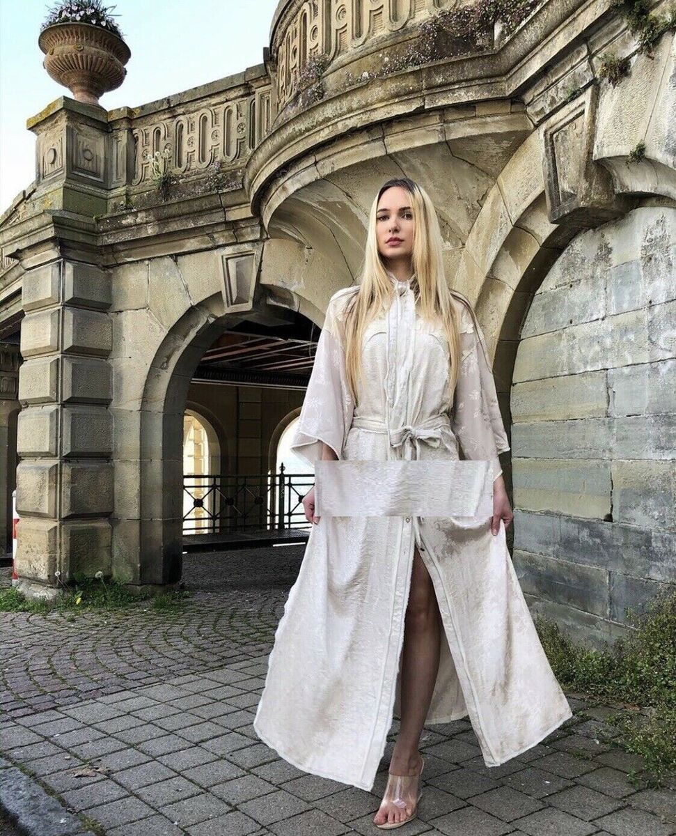 ZARA WOMAN LIMITED EDITION LONG CONTRASTING KIMONO Beige Art ZARA WOMAN LIMITED EDITION LONG CONTRASTING KIMONO Beige Art
