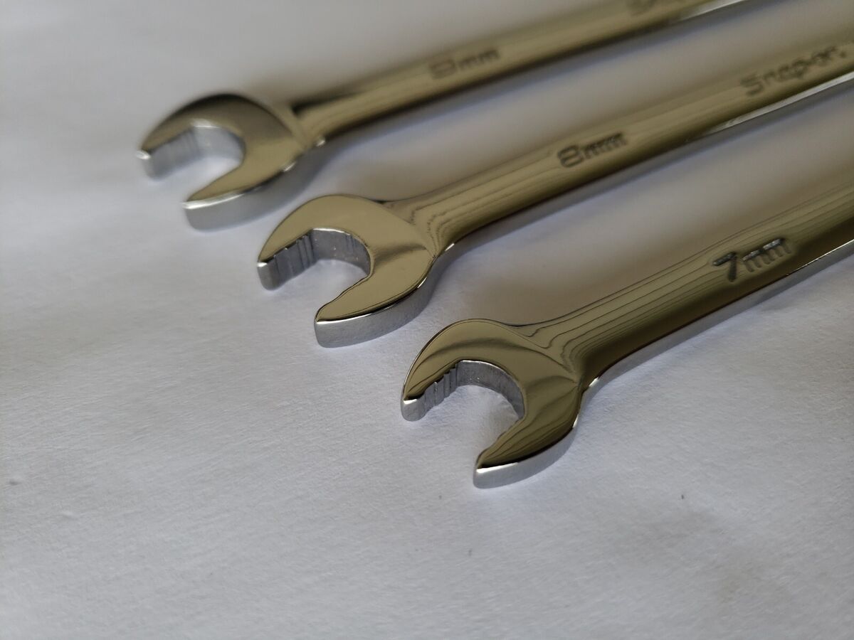 Snap-on Tools USA NEW 3pc Metric 7mm - 9mm Flank Drive PLUS Snap-on Tools USA NEW 3pc Metric 7mm - 9mm Flank Drive PLUS