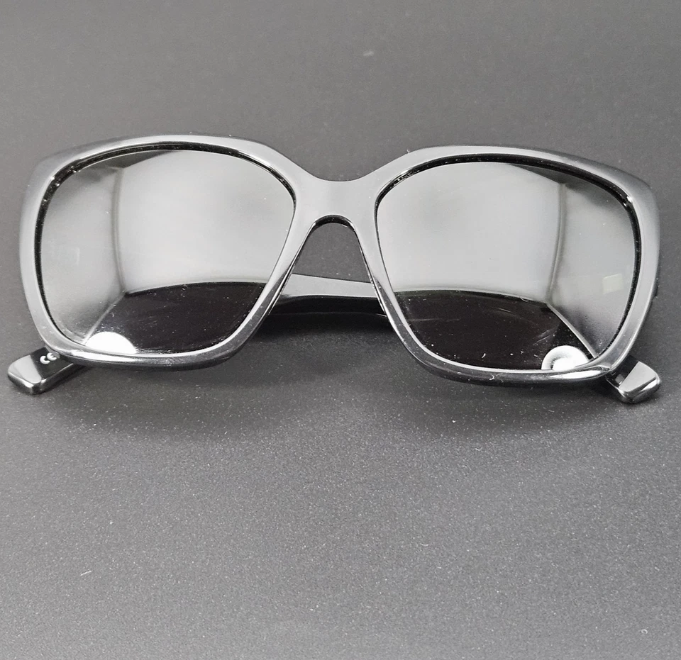 电动超级蜜蜂太阳镜光泽黑色框架仅意大利制造 — 第 2/4 张图片