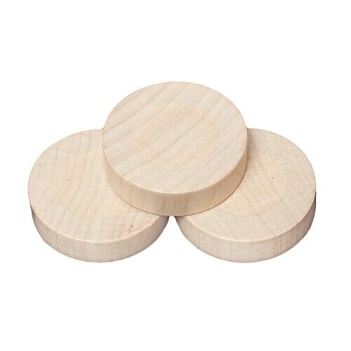 Spielsteine - rund - Holz - natur - 30 x 8 mm - Bild 1 von 6