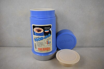 VINTAGE 1985 THERMOS HOT & COLD 1 PINT FOOD JAR