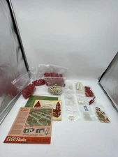 Huge Lot Vintage American Plastic Bricks Manual Books Mix Pieces