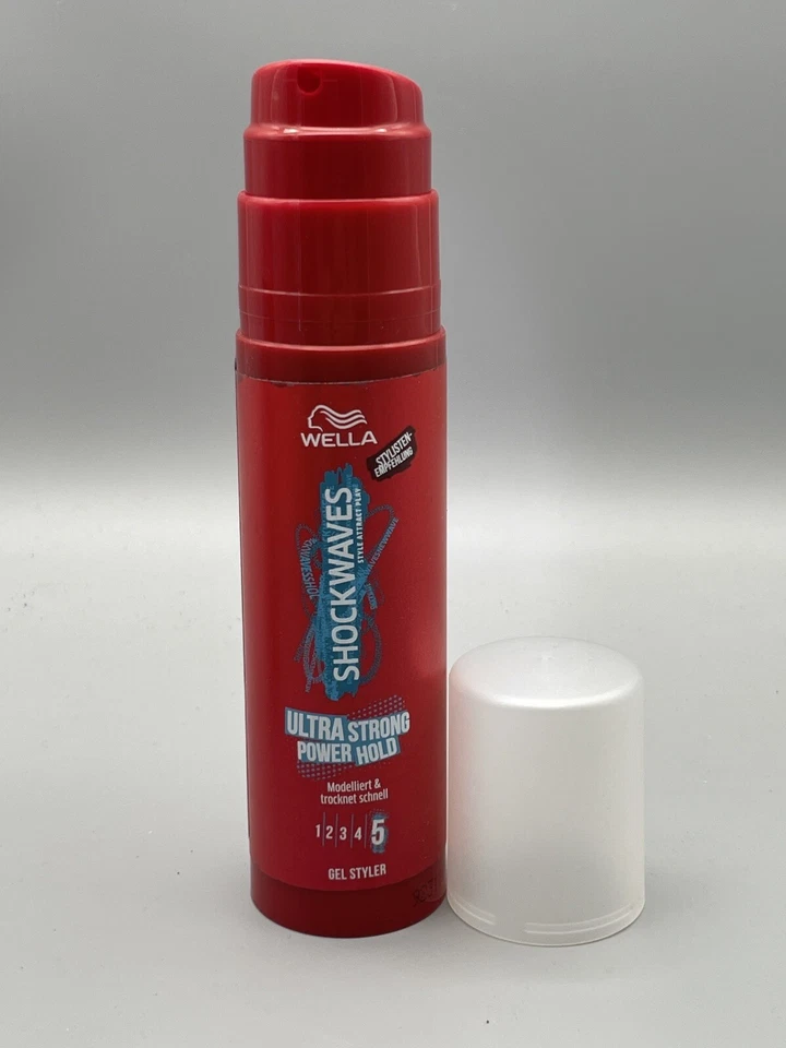 6x 100 ml WELLA SHOCKWAVES Ultra Strong POWER GEL Styler NEW shock wave Haargel - Bild 4 von 4