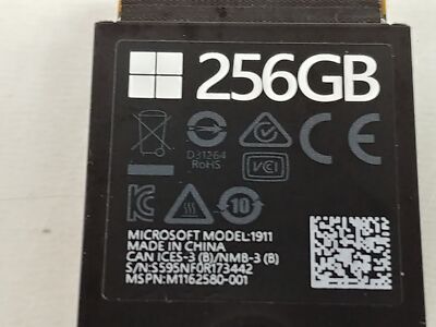 Microsoft 1911 M1162580 256 GB NVMe 30mm Solid State Drive | eBay
