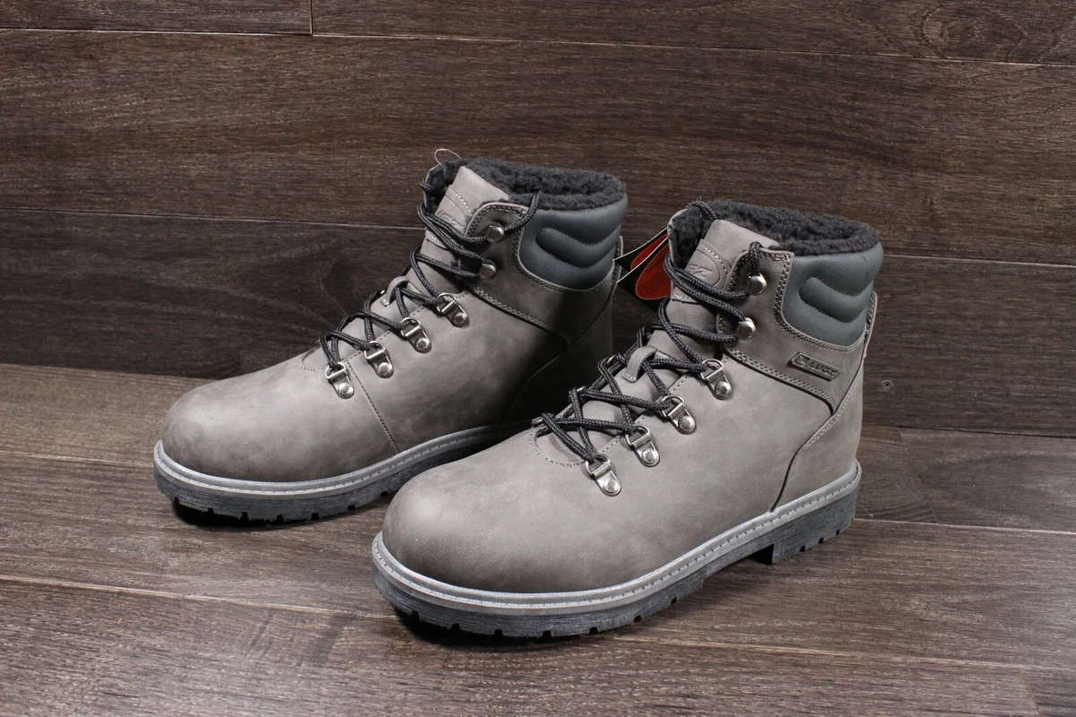 Lugz Men s Size 9.5 Grotto Fleece Fashion Boot Dark Grey Black eBay