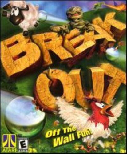 Break Out Off The Wall Fun PC CD ball and paddle classic arcade game brick break - Afbeelding 1 van 1