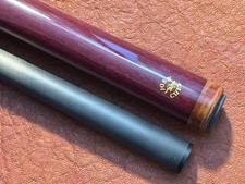 Vintage Joss Purpleheart Pool Cue With TNT Black Phantom Carbon Fiber Shaft.