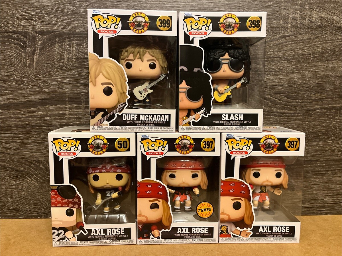 Funko POP! Rocks: Guns N´ Roses Axl Duff Slash Chase Set Of 5