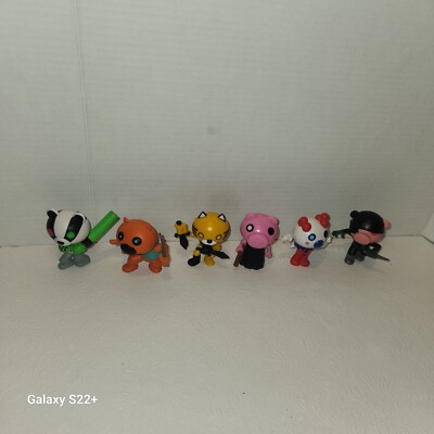 ROBLOX MINITOON INC PHAT MOJO PIGGY FIGURE LOT OF 6 MIXED CREEPY ANIMAL FIGURES 