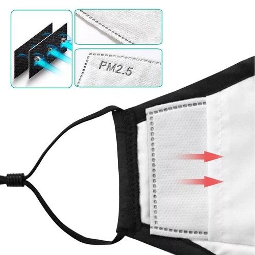 Washable reusable breathable cloth face mask 3 PC's set - Picture 5 of 10