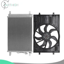 Radiator Cooling Fan And AC Condenser For 2015-18 Volkswagen Golf 2015-2019 GTI