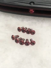 Translucent Red Stainless Steel Screws Set For Benchmade Freek 560BK-1 Knife
