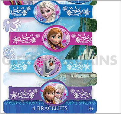 DISNEY FROZEN Elsa Anna Birthday Party Supplies Favours wrist band