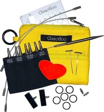 ChiaoGoo Twist Shorties 3" Interchangeable Needle Set, Large, 7230-L
