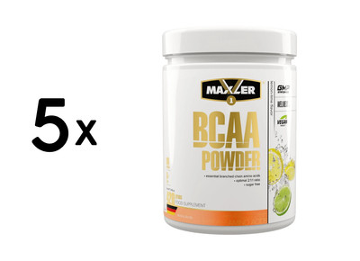 5 x Maxler BCAA Powder (420g) Lemon-Lime (52,38 EUR/kg)