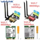 Tri Band PCIE WiFi 7 Bluetooth Card Desktop PCIe Wireless Network WiFi Adapter